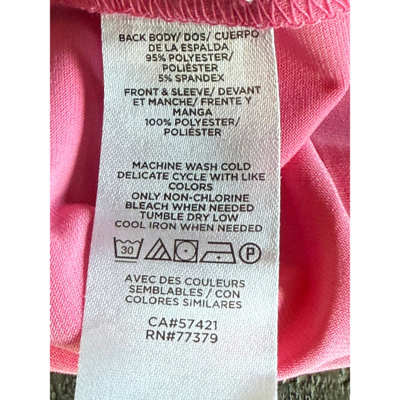 Ann Taylor Pink Peplum Top NWT Size M - Picture 5 of 5